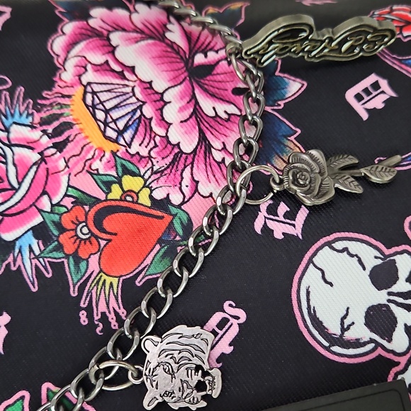 Ed Hardy NWT " MINA" Tote Bag - Picture 3 of 8